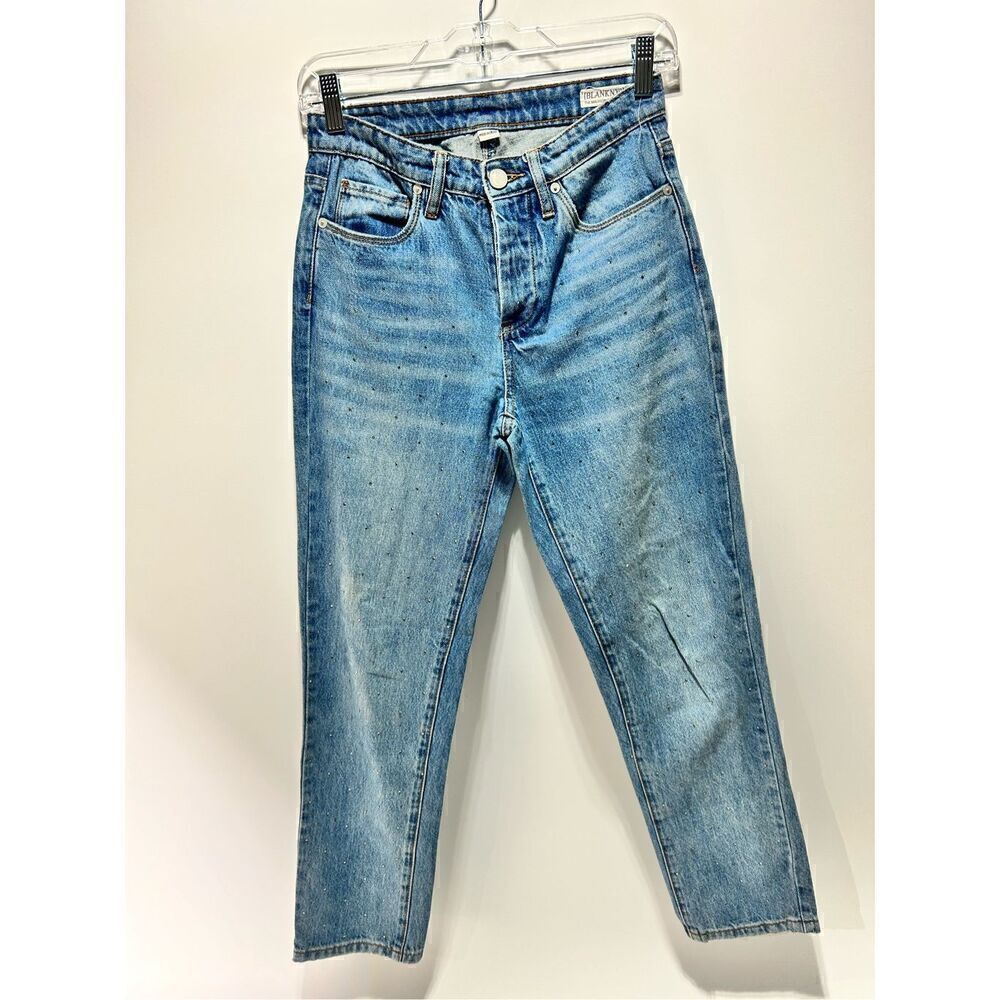 BLANK NYC The Madison Crop jeans with sparkling details